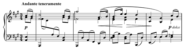 Intermezzo Op. 118 No. 2  in A Major by Brahms piano sheet music