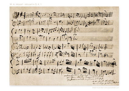 happy birthday sheet music for piano. Happy 255th Birthday, Mozart!
