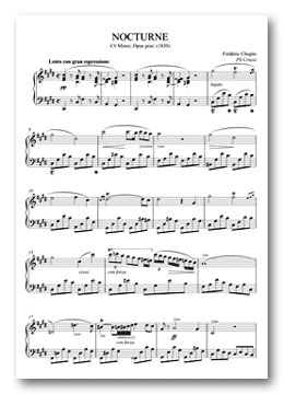 Piano Music Score
