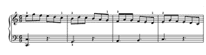 Giga  opus 12 no 2 C Major by Samuel Arnold piano sheet music