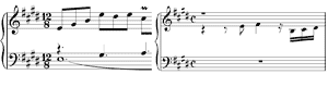 piano sheet music of Prelude & Fugue