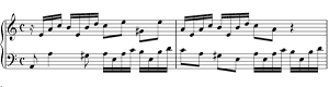 piano sheet music of Invention