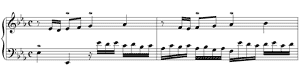 Invention  no 5 E-flat Major by Johann Sebastian Bach piano sheet music