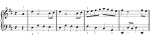 Johann Sebastian Bach March D Major  BWV 122