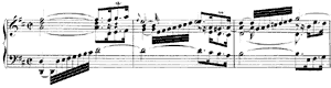 Partita  no 4 D-Major by Johann Sebastian Bach piano sheet music