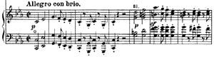 piano sheet music of Piano Concerto 3