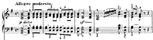piano sheet music of Piano Concerto 4