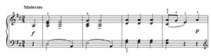 Country Dance  D-Major by Ludwig van Beethoven piano sheet music