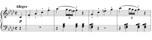 piano sheet music of Sonata 1