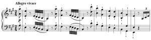 piano sheet music of Sonata 2