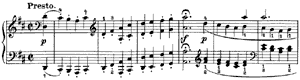 piano sheet music of Sonata 7