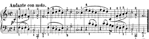 Six Easy Variations  F-Major by Ludwig van Beethoven piano sheet music