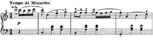 Minuet by Luigi Boccherini Minuet C-Major by Luigi Boccherini piano sheet music