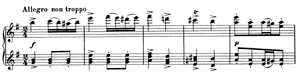 Hungarian Dance  no 9 E-Minor by Johannes Brahms piano sheet music