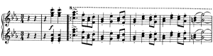 Waltz - For Four Hands  opus 52 no 12 Eb-Major by Johannes Brahms piano sheet music