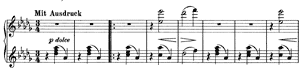 Waltz - For Four Hands  opus 52 no 17 Db-Major by Johannes Brahms piano sheet music