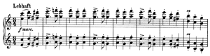 Waltz - For Four Hands  opus 65 no 7 C-Major by Johannes Brahms piano sheet music