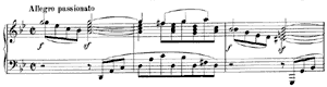 Capriccio  opus 116 no 3 G Minor by Johannes Brahms piano sheet music