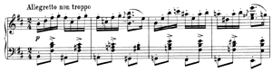 Capriccio  opus 76 no 2 B Minor by Johannes Brahms piano sheet music