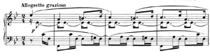 Intermezzo  opus 76 no 4 B-flat Major by Johannes Brahms piano sheet music