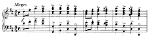Variations on a Hungarian Song  opus 21 no 2 D Major by Johannes Brahms piano sheet music