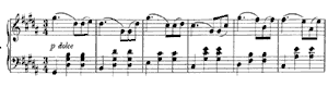 Waltz  opus 39 no 3 G-sharp Minor by Johannes Brahms piano sheet music