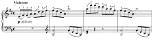 The Tender Blossom  opus 100 no 10 D-Major by Friedrich Burgm�ller piano sheet music