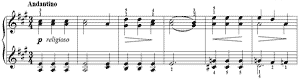 Ave Maria  opus 100 no 19 A-Major by Friedrich Burgm�ller piano sheet music