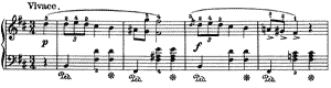 Mazurka  opus 30 no 2 B Minor by Fr�d�ric Chopin piano sheet music