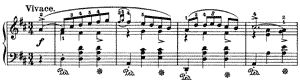 Mazurka  opus 33 no 2 D-Major by Fr�d�ric Chopin piano sheet music