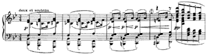 Prelude - Danceuses de Delphes  book 1 no 1 Bb-Major by Claude Debussy piano sheet music