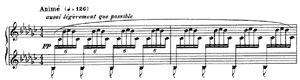 Prelude - Le Vent Dans la Plaine  book 1 no 3 n/a by Claude Debussy piano sheet music