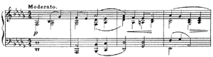 Prelude  opus 49 no 1 Db-Major by Alexander Glazounov piano sheet music