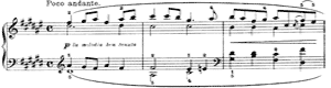 In my Native Country  opus 43 no 3 F#-Major by Edvard Grieg piano sheet music