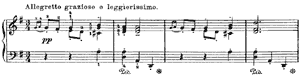 Grandmother's Minuet  opus 68 no 2 G-Major by Edvard Grieg piano sheet music