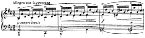 Piano Piece  opus 1 no 1 D-Major by Edvard Grieg piano sheet music