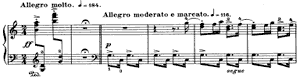 Halling  opus 71 no 5 C Major by Edvard Grieg piano sheet music