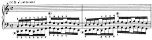 piano sheet music of The Virtuoso Pianist Part 2 (21-43)