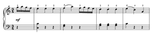 L�ndler  C-Major by Joseph Haydn piano sheet music