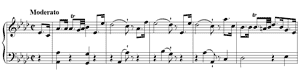 Sonata  Hob 16 no 43 A-flat Major by Joseph Haydn piano sheet music