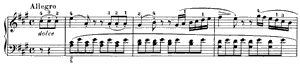 Sonatina  opus 59 no 1 A-Major by Friedrich Kuhlau piano sheet music