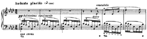 piano sheet music of Au lac de Wallenstadt