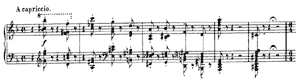 piano sheet music of Mazeppa