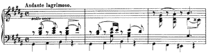 Andante lagrimoso  no 9 n/a by Franz Liszt piano sheet music