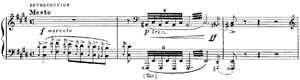 piano sheet music of Hungarian Rhapsody