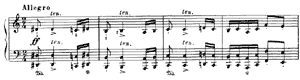Hungarian Rhapsody  no 16 A-Minor by Franz Liszt piano sheet music