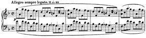Etude in 12 Exercises  opus 1 no 3 F Major by Franz Liszt piano sheet music