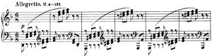Etude in 12 Exercises  opus 1 no 4 D Minor by Franz Liszt piano sheet music