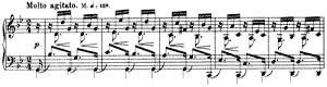 Etude in 12 Exercises  opus 1 no 6 G Minor by Franz Liszt piano sheet music