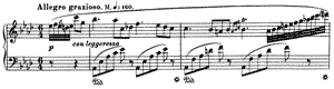 Etude in 12 Exercises  opus 1 no 9 A-flat Major by Franz Liszt piano sheet music